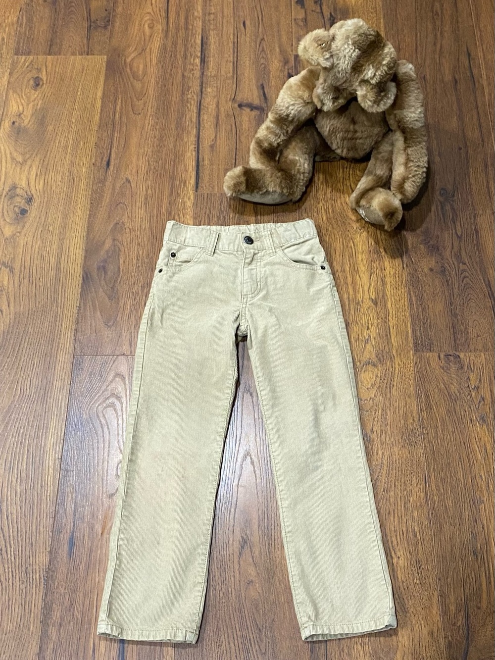 Gymboree Boys ‘Epic Dog’ Khaki Corduroy Pants Size 6 - Picture 2 of 10